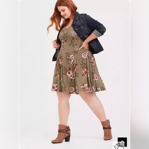 Torrid a-line Jersey Skater Dress 2X